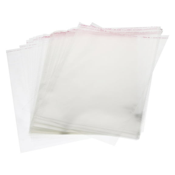 KALLORY 200pcs Clear Bags for Packaging OPP Transparent for Everyday Use