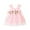 Pink, variant on vdgthytj Toddler Girls Tulle Dress for Girls Layered Sleeveless Flower Summer Birthday Party Wedding Sundress