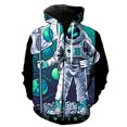 thumbnail image 3 of Sudadera con capucha y cremallera con estampado 3D de dibujos animados retro de astronauta para hombre, camisetas casuales Harajuku, chaquetas con capucha, ropa de calle genial, sudaderas de manga lar, 3 of 5