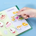 thumbnail image 3 of Libro de pegatinas Montessori para bebés, libro de pegatinas con velcro para educación temprana de niños, juguetes de inteligencia, 3 of 5