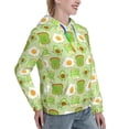 thumbnail image 3 of Hoodies for Women - Avocado And Toast Comfrt Colour Drawstring Women'S Fashion Hoodies & Sweatshirts, Fall Outfits Clothes for Women 2024 Pullover with Kangaroo Pocket, 3 of 7