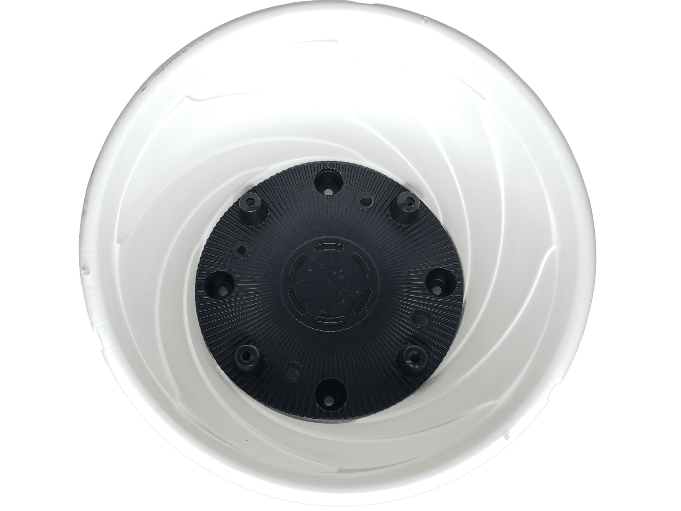 Landmark Plastic Contempo Swirl 10" Round Hanging Planters, 10 Count