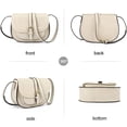 thumbnail image 3 of Kwuty Crossbody Bags for Women,Small Saddle Purse and Boho Cross Body Handbags,Vegan Leather, 3 of 6