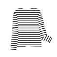 thumbnail image 5 of Hicidod Long Sleeve Shirts for Girls Crewnecks Pullover Tops Dressy Striped Soft Comfortble Casual Fall Blouses Clothes, 5 of 6