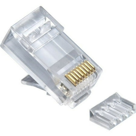 UPC: 0849160006787 | Platinum Tools 106187C Platinum RJ45 Cat6 Round Solid 3 Prong