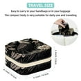 thumbnail image 5 of Crow Travel Portable Square Jewelry Organizer Box - Earring Holder, Ring, Necklace, Bracelet Storage - Suitable for Girls and Women - Jewelry Stand, Jewelry Boxes, 5 of 6