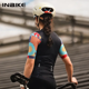 thumbnail image 5 of INBIKE - Maillot de ciclismo para mujer, manga corta, transpirable, con cremallera completa y bolsillos, 5 of 5