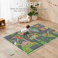 thumbnail image 4 of Lutabuo Children Play Large Area Rugs Rectangular City Roads Carpet for Playroom Bedroom, 4 of 9