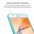 thumbnail image 2 of SAMSUNG GALAXY J7 PRIME/ON7 2016 FUSION CANDY  CLEAR ACRYLIC BACK TEAL, 2 of 4