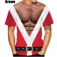 thumbnail image 4 of Camiseta navideña para hombre, camiseta roja con cuello redondo de Papá Noel para hombre, ropa de calle de gran tamaño a la moda, Tops de manga corta, ropa Harajuku para hombre, 4 of 4