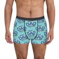 thumbnail image 1 of Fotbe Best Dad Ever Calzoncillos Tipo Boxer con Bolsa de Soporte Total para Hombre, X-Temp Fresco, Transpirable y de Secado Rápido-Small, 1 of 5