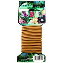 Luster Leaf 859 Rapiclip Light Duty Soft Twist Plant Wire Tie, Natural, 16'