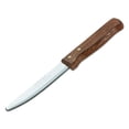 thumbnail image 2 of Adcraft WSK-60/B Rounded Blade Gaucho Jumbo Steak Knife with Wood Handle (Case of 12), 2 of 3