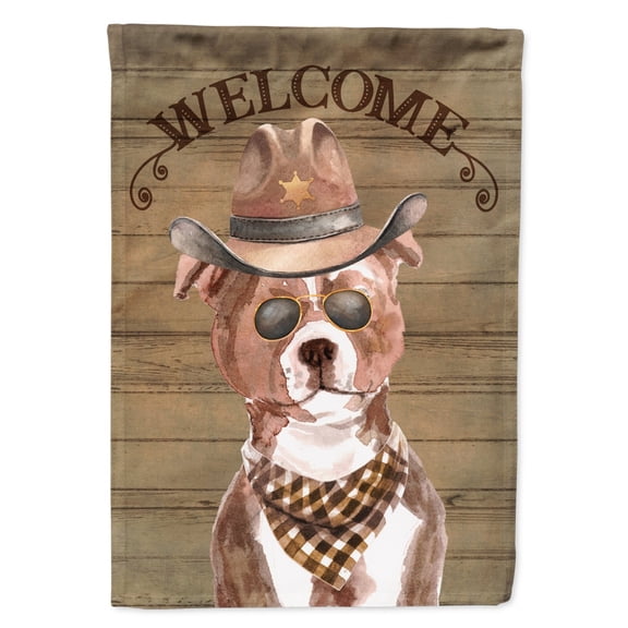 Staffordshire Bull Terrier #3 Country Dog Flag Canvas House Size