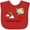 Red, variant on Inktastic Someone in Pennsylvania Loves Me Boys or Girls Baby Bib