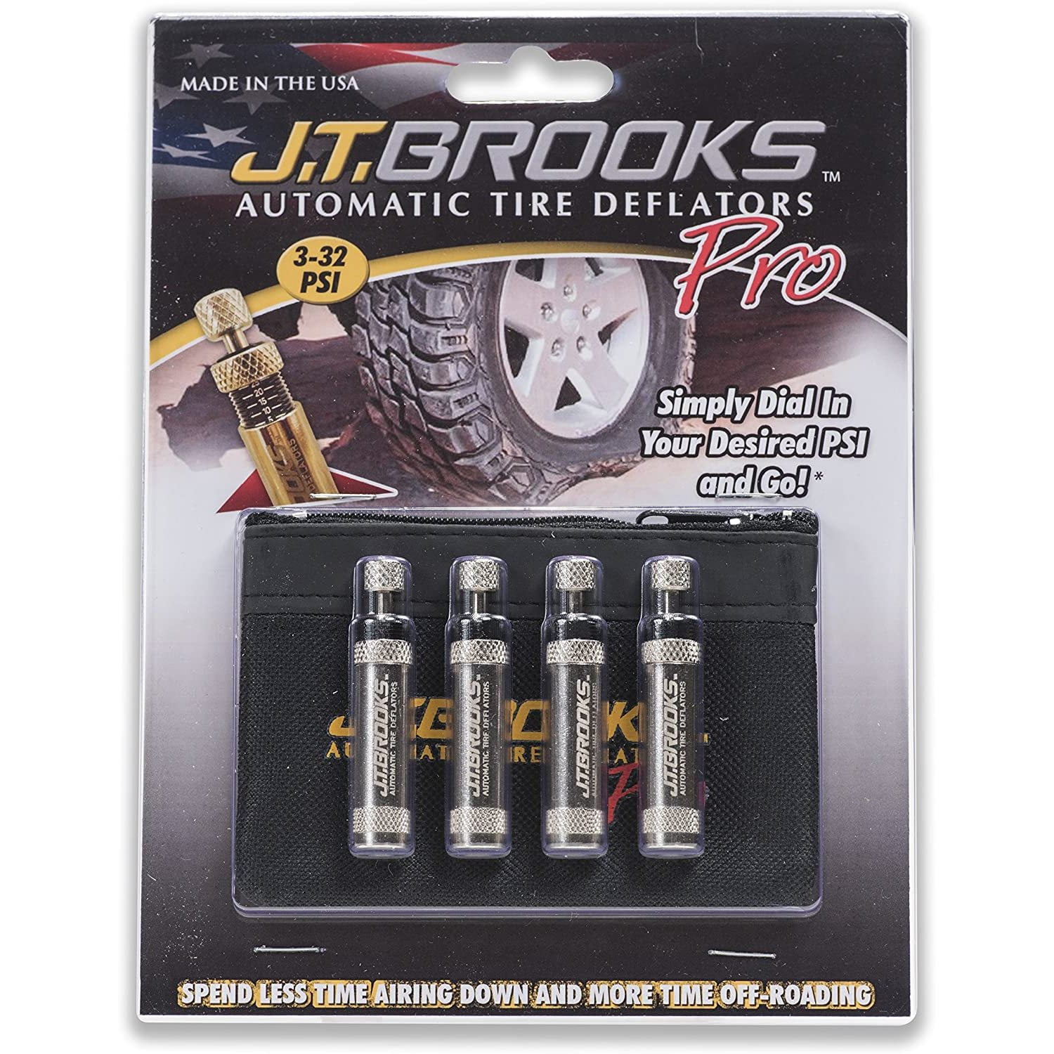 TaliaPosy Automatic Tire Deflators Pro (ATDP4), Set of 4 Automatic Tire