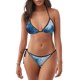 thumbnail image 1 of Fotbe Abstract Ocean Waves Traje de Baño para Mujer de Dos Piezas – Bikini Sexy de Tirantes Tipo Halter con Diseño Triangular, 1 of 6