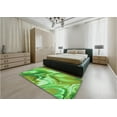 thumbnail image 4 of Ahgly Company Indoor Rectangle Patterned Emerald Green Area Rugs, 2' x 3', 4 of 6
