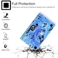 thumbnail image 2 of Allytech Stand Case for Samsung Galaxy Tab A8 10.5" 2021, Folio PU Leather Anti-Scratch Magnetic Closure Smart Auto Sleep Wake Card Slots Wallet Case for Galaxy Tab A8 SM-X200/X205/X207, Music, 2 of 6
