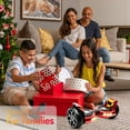 thumbnail image 3 of Emaxusa Off Road Hoverboards 8.5 inch Wheel with Bluetooth Speakers and LED Lights, All Terrain Self Balancing Scooter for Adults and Kids, UL Safety Certified (Red), 3 of 8