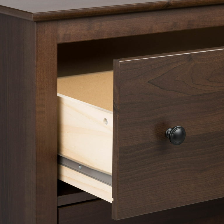 Prepac Yaletown 5 Drawer Tall Chest Espresso