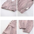 thumbnail image 6 of Ruyang Toddler Jogger Cargo Pants Elastic Waste Straight Multi Pockets Denim Pants Boys Girls Wide Leg Fall Trousers Bottom, 6 of 8