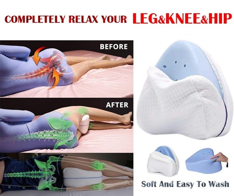 starter Leg Pillow Heart-Shaped Leg Memory Pillow for Sciatica Relief Back Pain Leg Pain Pregnancy 