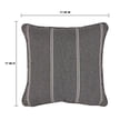 thumbnail image 4 of Sunbrella Classic Gray Outdoor Decorative Throw Pillows, 2 Count, 4 of 6