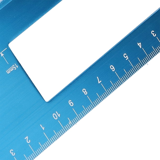 Calibre de Inglete Calibre de ángulo T de 45/90 Regla Recta de aleación de Aluminio Herramienta de Medición de Grados de Inglete 3D Herramienta de ángulo T para Reglas ANGGREK Otros