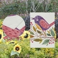 thumbnail image 2 of SKYSONIC Garden Flag Bird Singing On Branch Double-Sided Printed House Sports Flag-12x18(in)-Polyester Decorative Flags for Courtyard Garden Flowerpot, 2 of 6