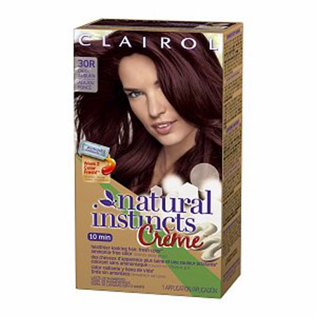 Clairol Natural Instincts Creme Ammonia Free 30r Dark Auburn 1 0 Ct