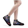 thumbnail image 5 of Autism Love Cat High Top Canvas Shoes Sneakers Black Size 12, 5 of 7