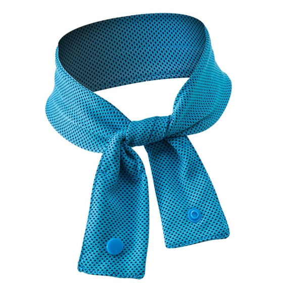 Adjustable Chilled Scarf For Heat Relief Reusable Neck Wrap With Wicking Technology Ice Pack Scarf