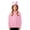 Pink, variant on Kids Cat Ear Hoodie With Pocket Fleece Pullover Fall Winter Tops Boys Girls Hooded Sweatshirts Red