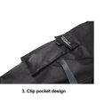 thumbnail image 6 of JUUYY Men's Jogger Cargo Techwear Streetwear Ankle Casual Trendy Harem Pants with Pocket Black L, 6 of 9