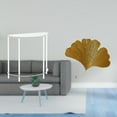 thumbnail image 2 of Mesa Auxiliar De Acrílico Para Espacios Pequeños Con Decoración De Pared De Hojas De Ginkgo De Hierro Forjado. Mesa Auxiliar De Dos Niveles Con Acento Y Escultura De Pared Abstracta Para, 2 of 8
