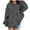 Gray, variant on Girls Hoodie Fashion Stars Printed Loose Cozy Front Pocket Unisex Hooded Sweatshirt for Kids 4-14 Years Old (13-14T, White 01)