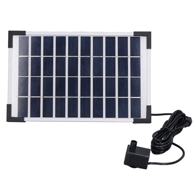 Kit de fuente de agua solar ANGGREK 10 V 5 W juego de fuente solar flotante