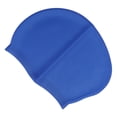 thumbnail image 2 of Bathing , Non Slip Protective Soft Elastic Comfortable Sport Head Cover Silicone  For Long Hair Blue, 2 of 8