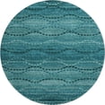 thumbnail image 2 of Addison Rugs Mayfield Premium Machine Washable Transitional Gradient Turquoise Round Rug, 8' x 8', 2 of 6