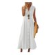thumbnail image 1 of Vestido largo Vevor de algodón hasta la rodilla S/M/L/XL/XXL/XXXL, 1 of 5