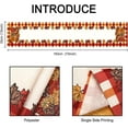 thumbnail image 2 of 1pc 33x183cm Maple Leaf 1 Table Runner Modern Table Runners Maple Leaf Table Runner Polyester Dining Table Decoration Table Runner for Birthday Wedding Parties Kitchen Banquet Restaurant, 2 of 5
