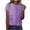 Purple, variant on Staron Women's Casual Pullover Shirt with Sequins Round Neck Short Sleeve Blouse Loose Comfy Fashion Tops, Red XL