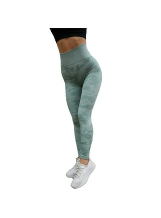 YUHAOTIN Yoga Pants Petite Plus Size Women'S Casual Running Tights Camo  Self-Cultivation Hole Stitching High Waist Stretch Fitness Pants Yoga  Leggings Flare Leggings Lined Leggings 