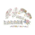 thumbnail image 2 of KLKCMS 8 Pieces Hand Sewing Stabilizers Easy to Use with Pre Printed Flower Graphic, 2 of 9