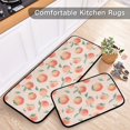 thumbnail image 5 of 2-Piece Kitchen Mat Set Non Slip Washable Floor Mats Decorative Rugs for Kitchen Sink Laundry Pale Pink Peach's Pattern, 5 of 7