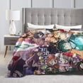 thumbnail image 4 of My Hero Academia Bed Blanket Air Conditioner Quilt Ultra Soft Flannel Blanket All Season Fuzzy Blanket Reversible Fluffy Plush Blanket 50"X40", 4 of 8