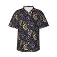 thumbnail image 2 of Picia Snake Sleep Gentle Cotton Regular Fit Short Sleeve Casual Hawaiian Shirt for Men-XX-Large, 2 of 9