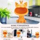 thumbnail image 5 of Figura decorativa de resina Ehuebsd para almacenamiento de gato de la fortuna naranja, 5 of 8
