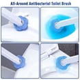 thumbnail image 3 of Disposable Toilet Brush with 36pcs Wand Cleaner Refills Wall Mounted Toilet Bowl Brush Holder Set Toilet Cleaning System for Bathroom Cleaning, 3 of 7